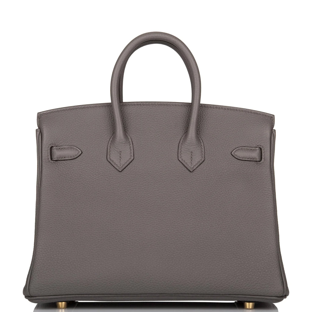 Birkin 25 Etain Togo Gold Hardware B3368