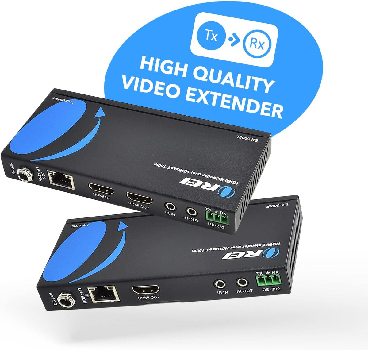HDMI Extender over Cat5e/6 Ethernet LAN cable Up to 500 Feet I48773