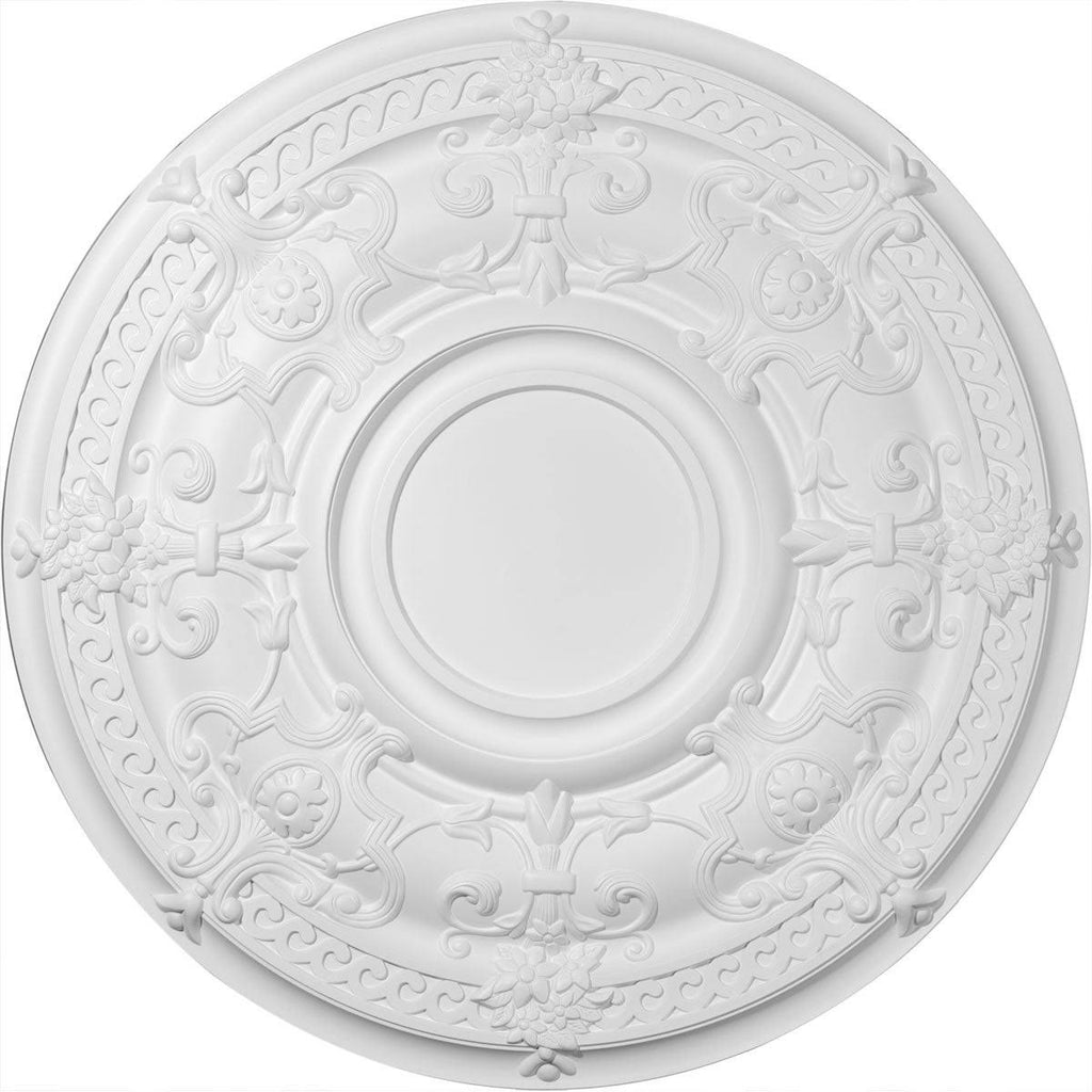 Dauphine Ceiling Medallion, Hand-Painted Cloud Burst Crackle D826