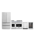 48 Gas Range, Refrigerator with Ice Maker, Dishwasher and Wine Cooler E96105