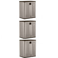 9 Cu ft Heavy Duty Resin Storage Cabinet 3 Pack E57953