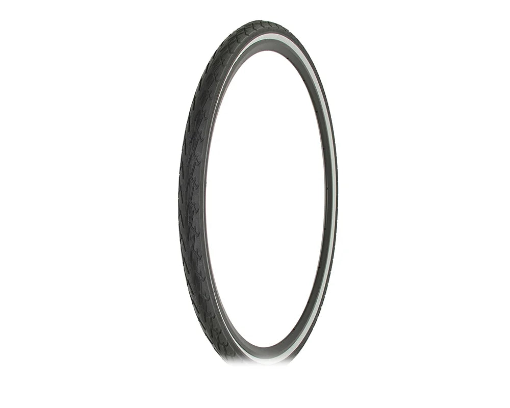 700 x 40c Black White Side Wall Bike Tire A90783