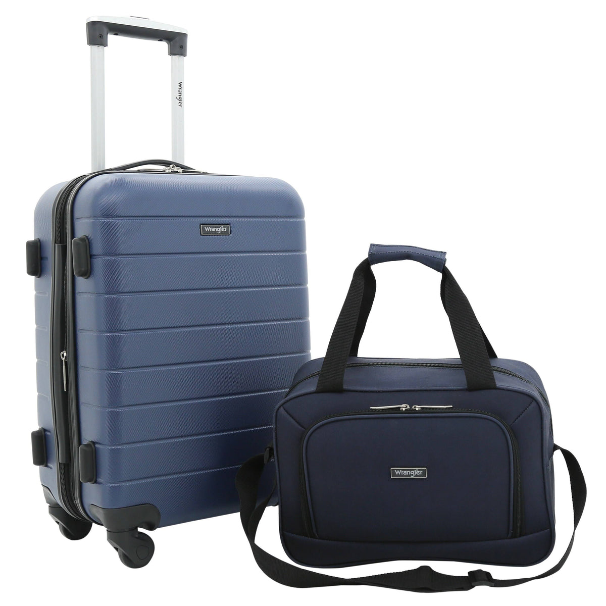 2-Piece Rolling Carry-On Set Navy P4271