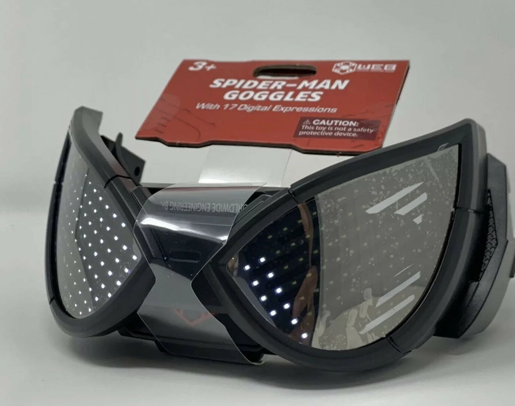 Spider Man Goggles with 17 Digital Expressions V1384