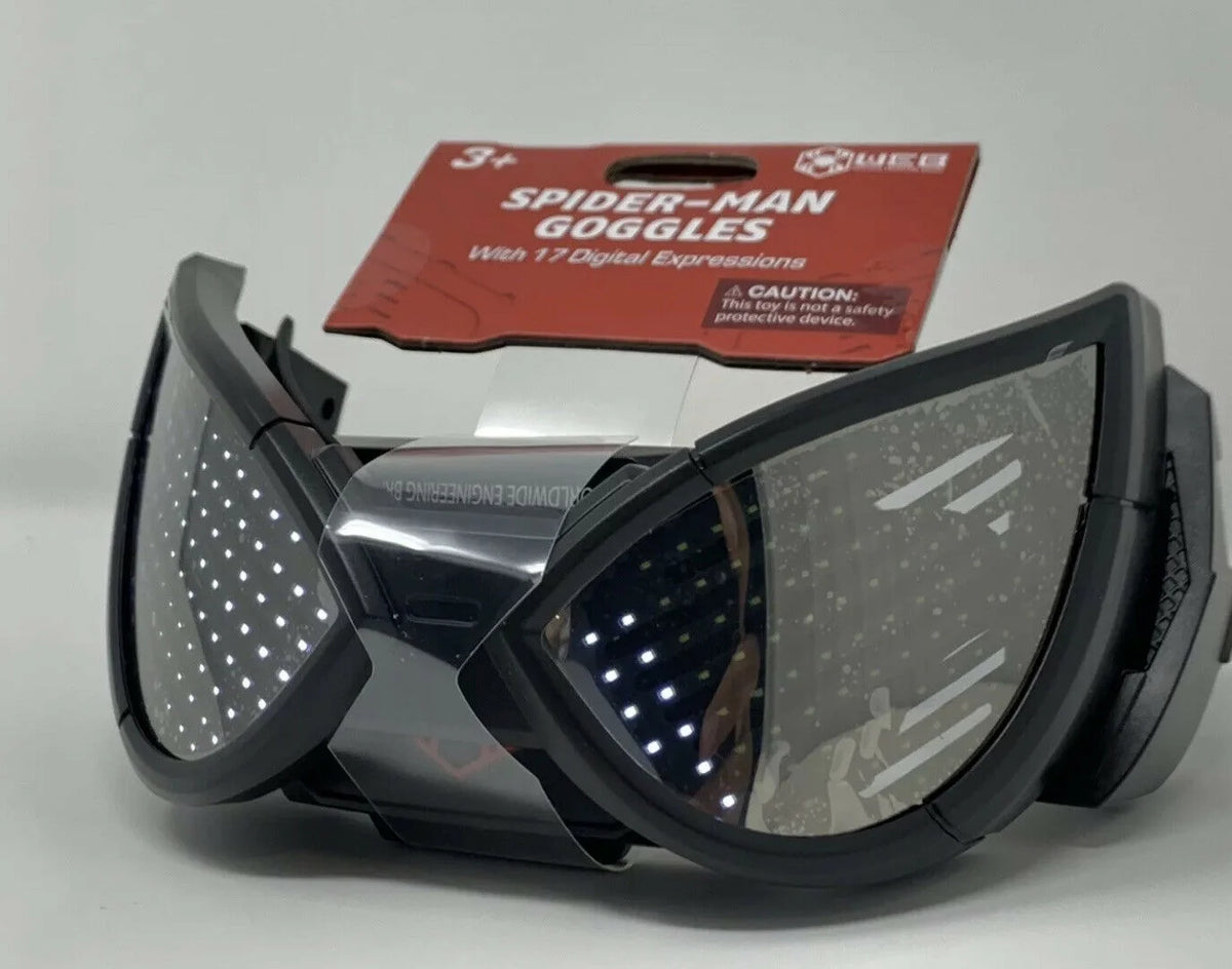 Spider Man Goggles with 17 Digital Expressions V1384