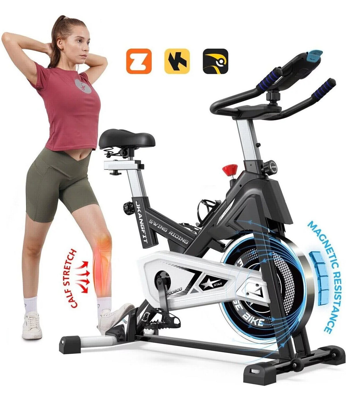 Magnetic Exercise Bike Indoor Stationary Bike S960552