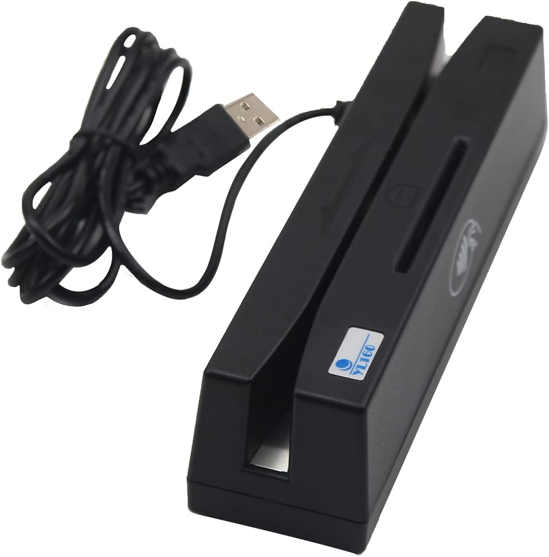 USB 4 in 1 Magnetic Card Reader with EMV Chip, PSAM, NFC Card Reader Writer Y784