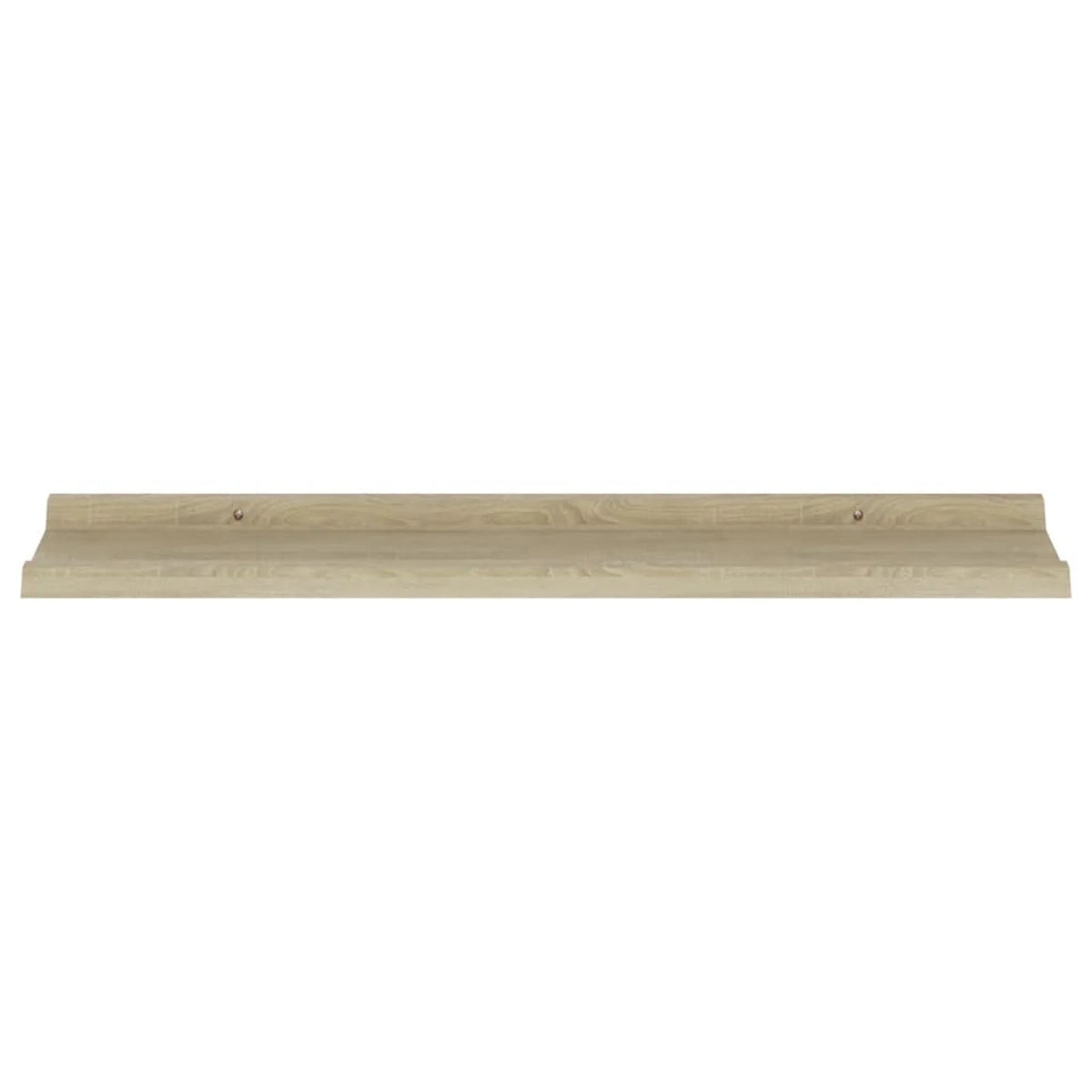 4 Piece MDF Floating Shelves Sonoma Oak F676