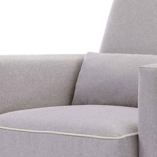 Grey Swivel Glider and Ottoman Z690867