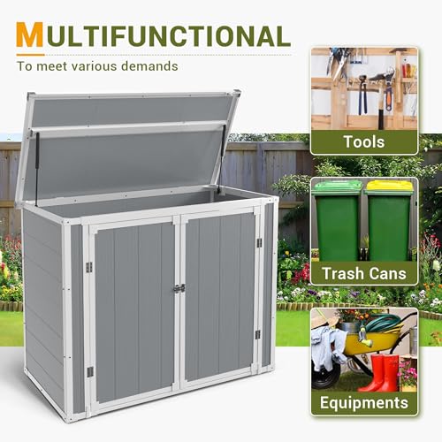 Resin Outdoor Storage Shed 41 Cu.Ft F8143