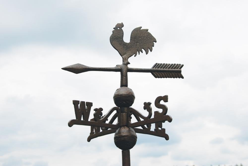 Cast Iron Rooster Weathervane Pack of 2 C623