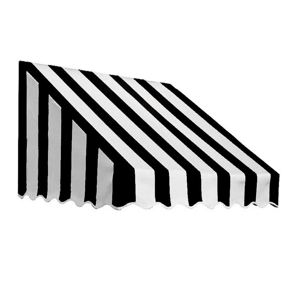 Black/White Window Awning F752