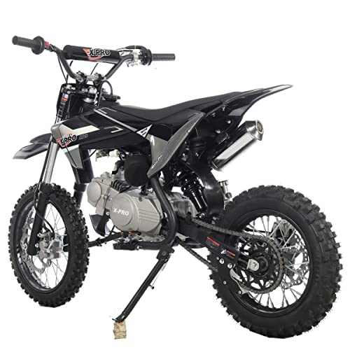 110cc Dirt Bike with Semi-Automatic Transmission, Kick Start, Big 14"/12" Tires U234860