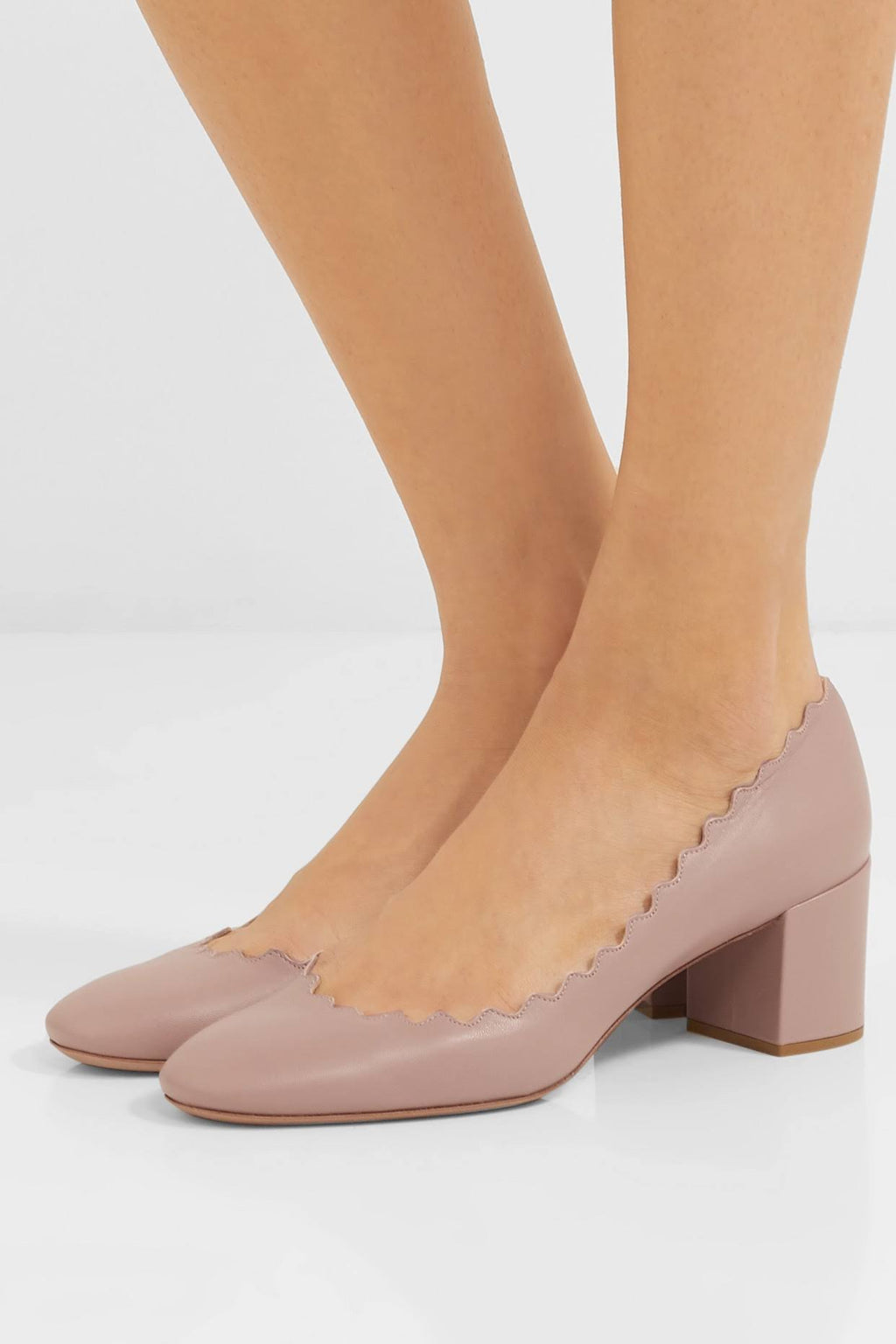 Pink Leather Pump B62712