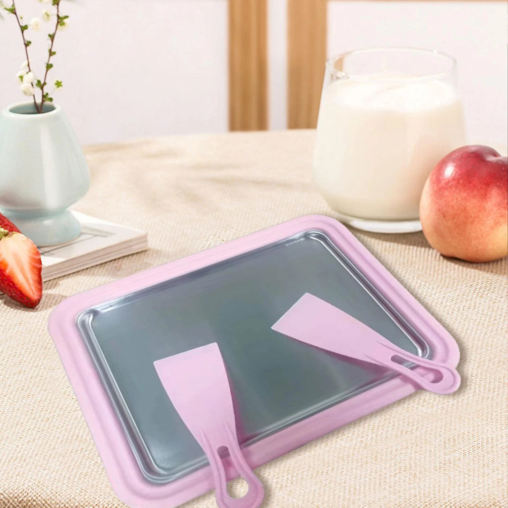 Pink Portable Ice Cream Plate Maker H467