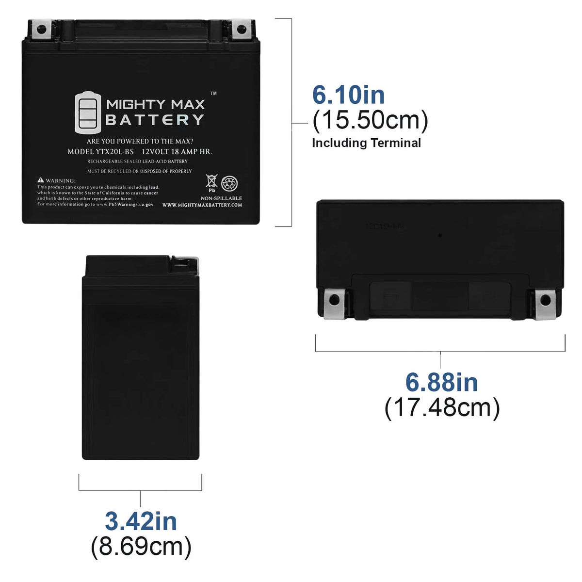 YTX20L-BS Battery H279682