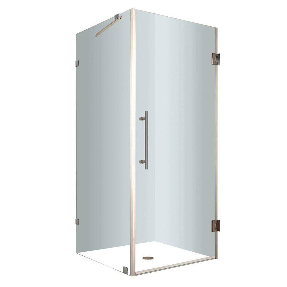 Chrome Frameless Square Shower Enclosure L197354