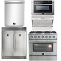 36 Inch Gas Range, Wall Mount Range Hood, Refrigerator, Microwave Drawer, Dishwasher G147748