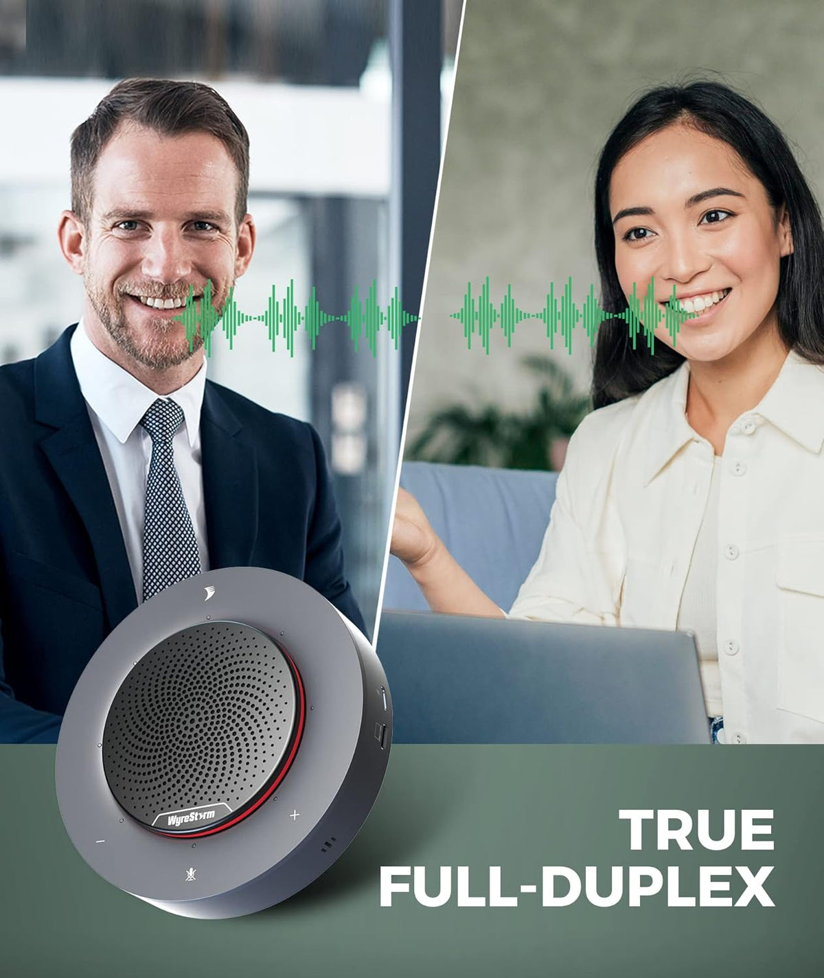 Conference Speaker with 4 Noise-canceling Mics D509607