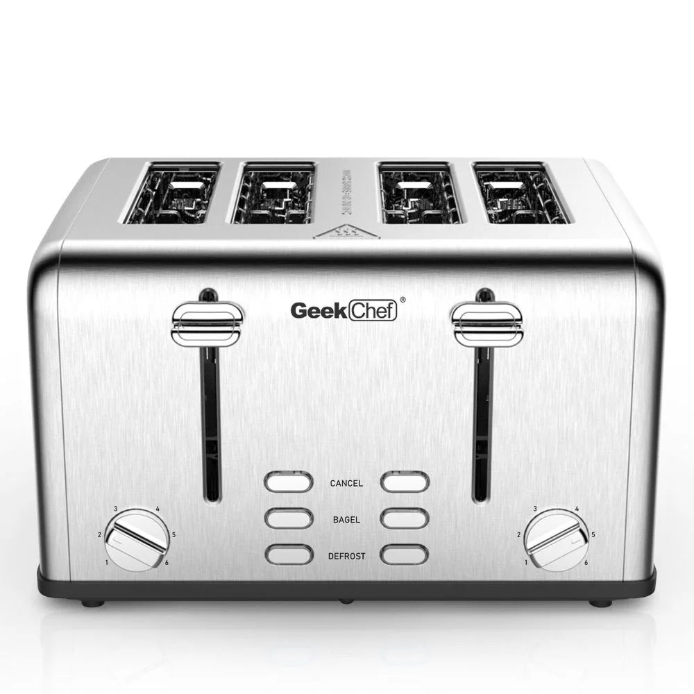 4 Slice Stainless Steel Toaster D822631