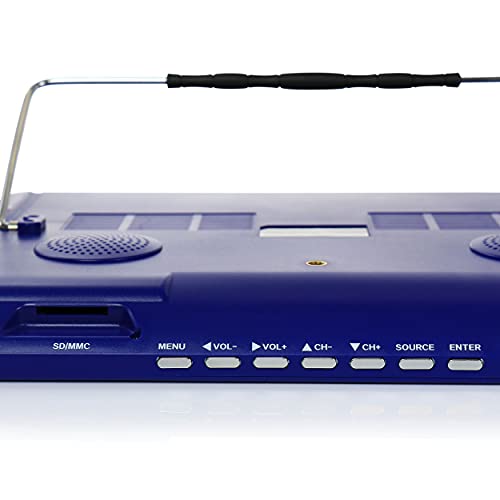 14 Inch Portable Rechargeable LED TV with HDMI, USB, and Built-in Digital Tuner W97833