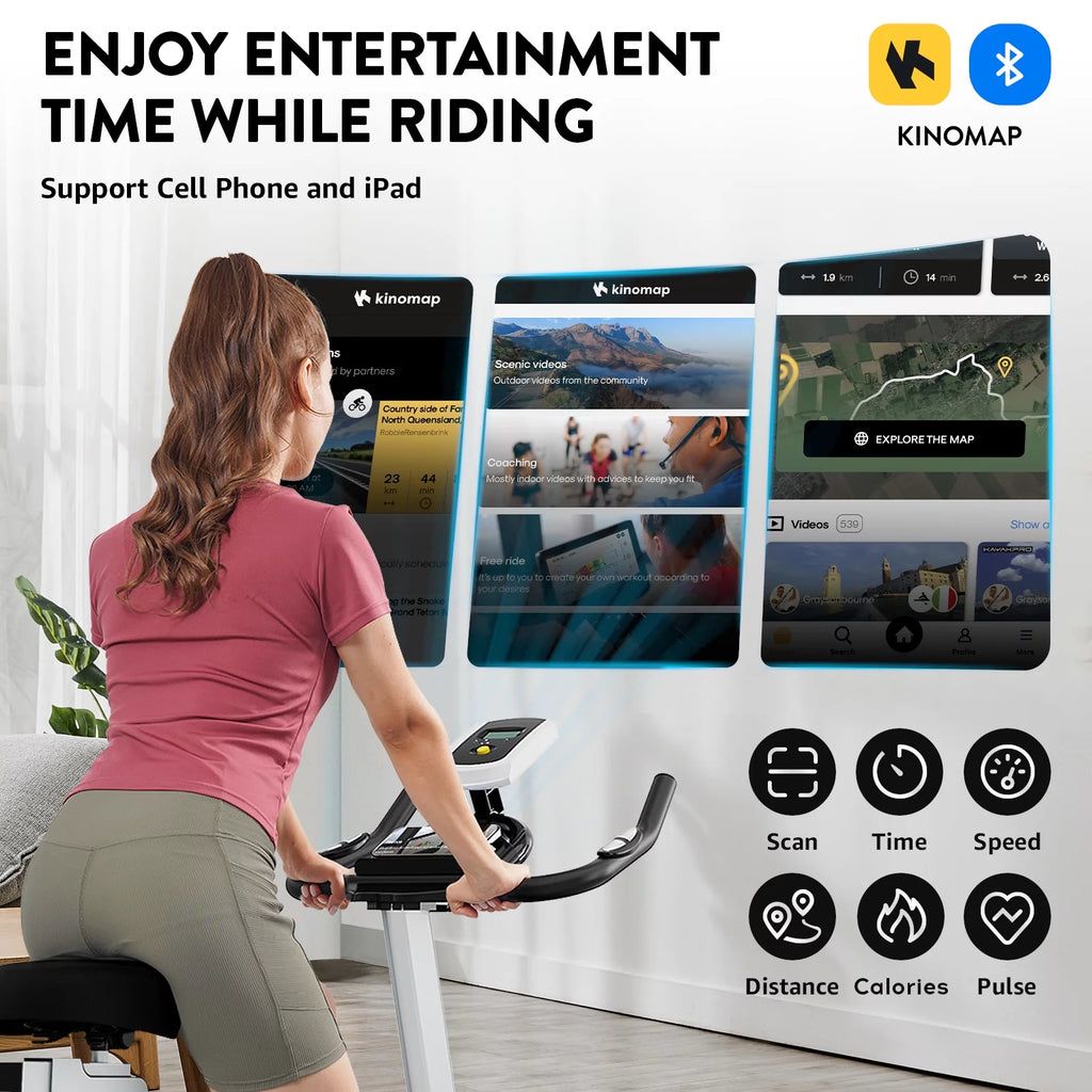 Indoor Cycling Bike with Silent Magnetic Resistance X5851