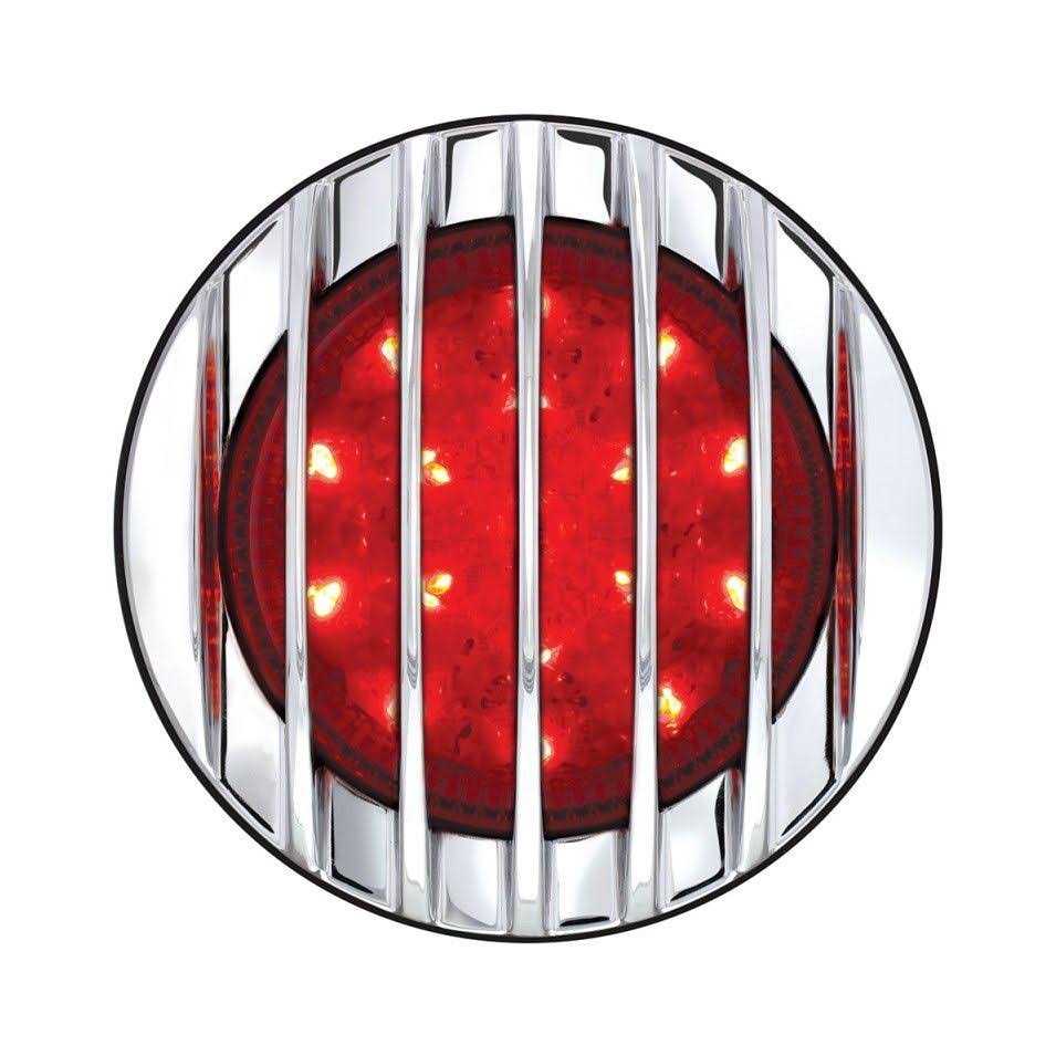 Chrome LED Tail Light Assembly with Mounting Pad A154524