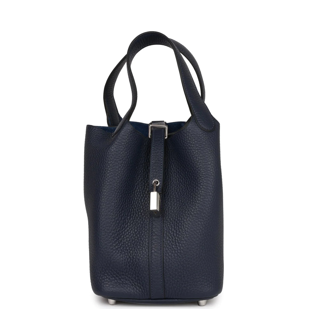 Bleu Nuit Clemence 18 Picotin Lock E869