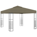 Taupe Outdoor Gazebo Canopy Tent with Steel Frame M132