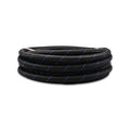 Braided Flex Hose Two-Tone Black/Blue Nylon 10 Foot Roll Y3425