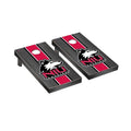 Cornhole Game Set Onyx Stained Stripe Version V406