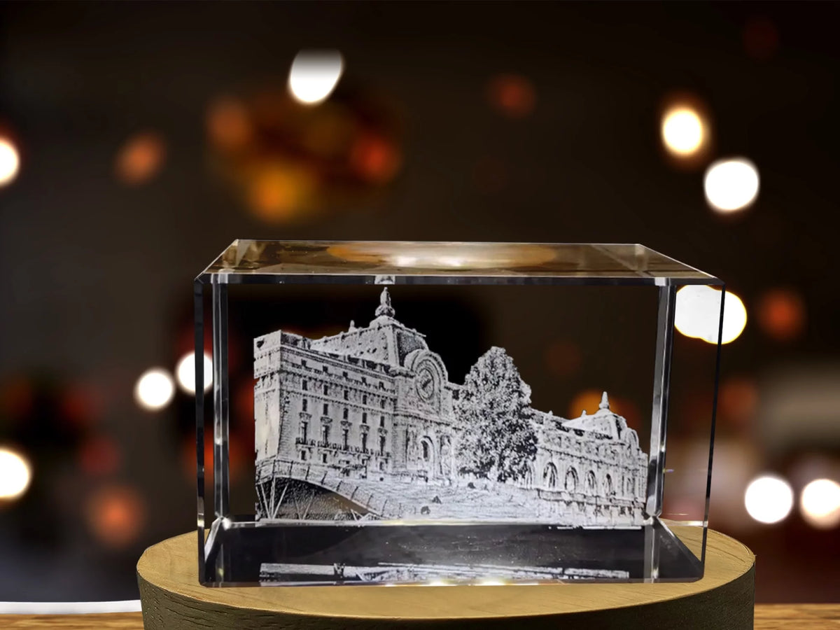 3D Engraved Crystal Keepsake M47480