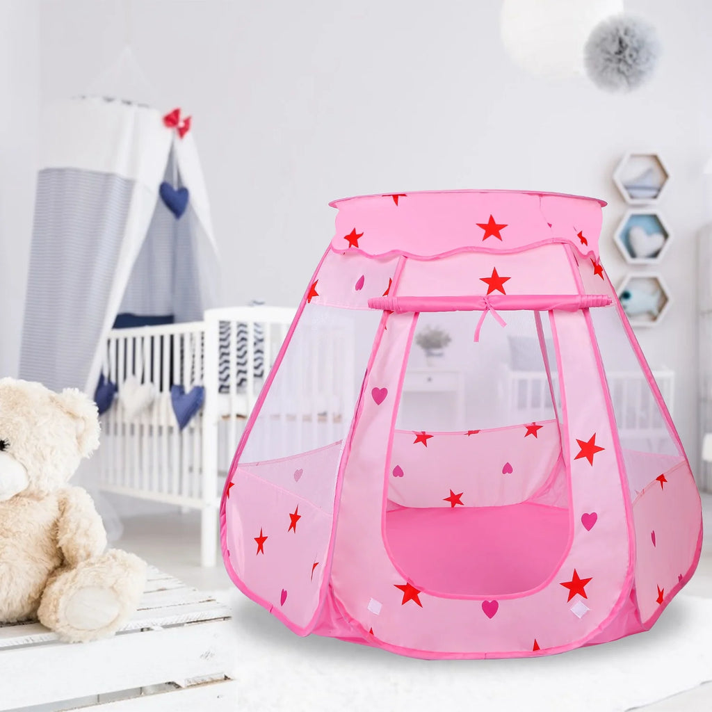 Pink Kids Pop Up Play Tent V578705