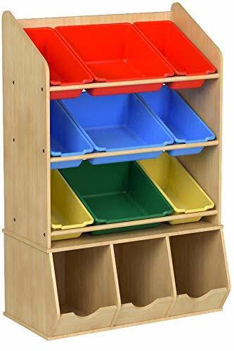 12 Bin Organizer with Nine Removable Plastic Bins A4086