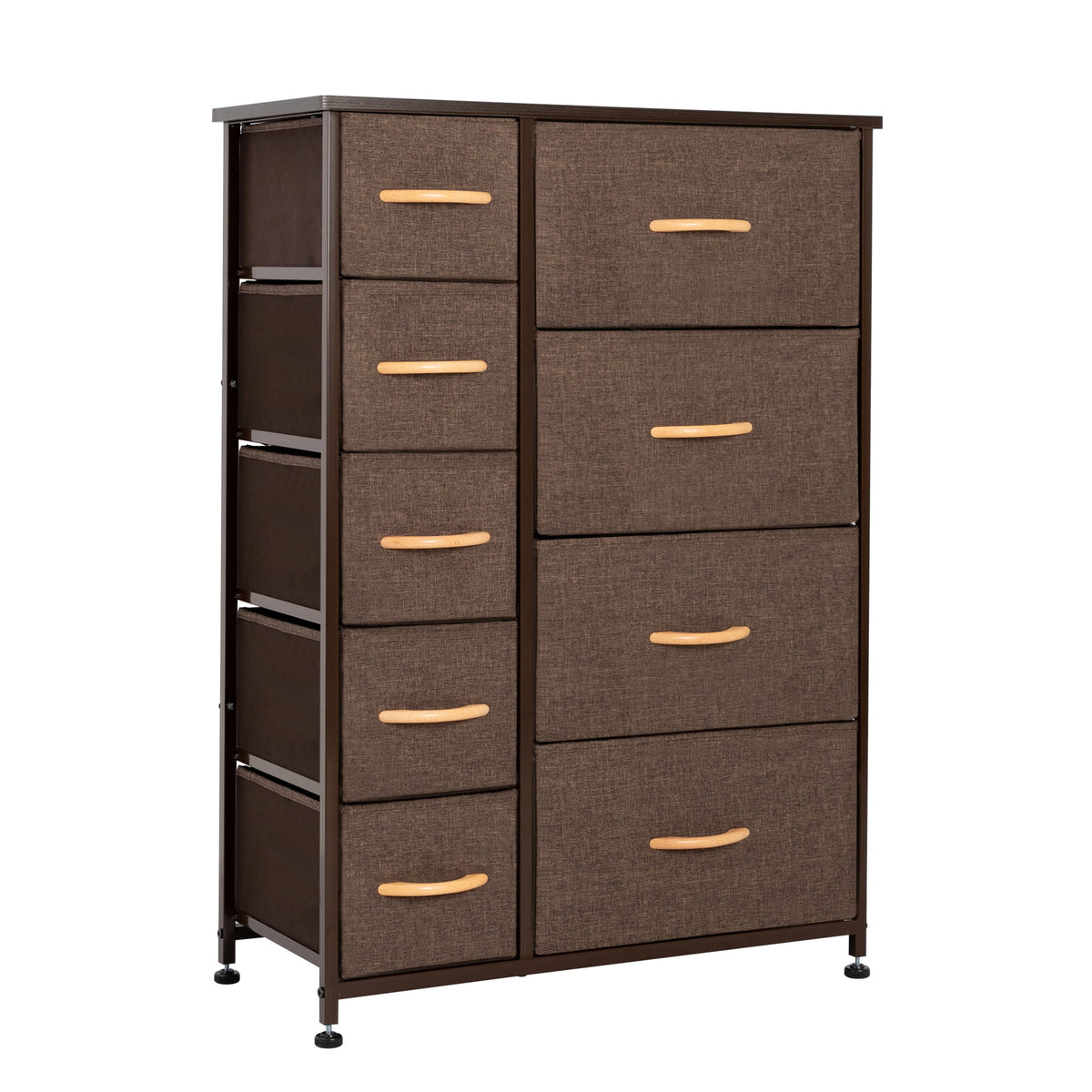 9 Drawer Brown Dresser P2128
