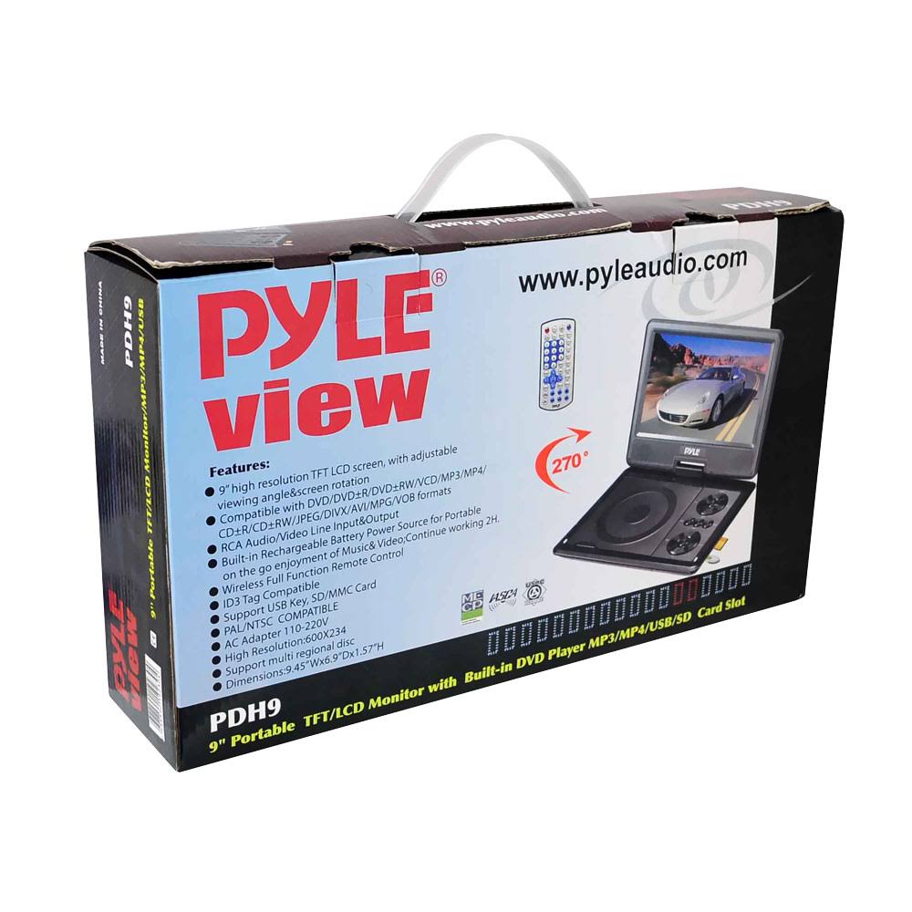 Portable Monitor with Built-In DVD Player H3361