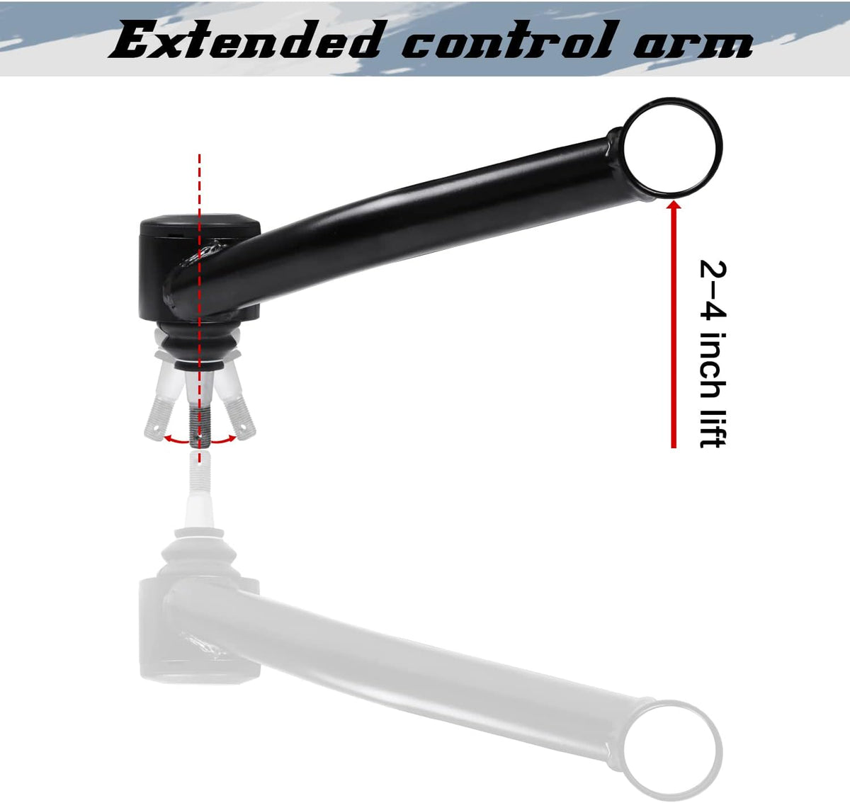 2-4" Upper Control Arm Lift Cast Steel Arms C516524