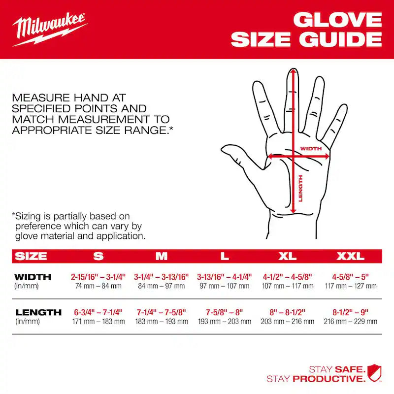 Red Nitrile Level 1 Cut Resistant Work Gloves 4-Pack W303592