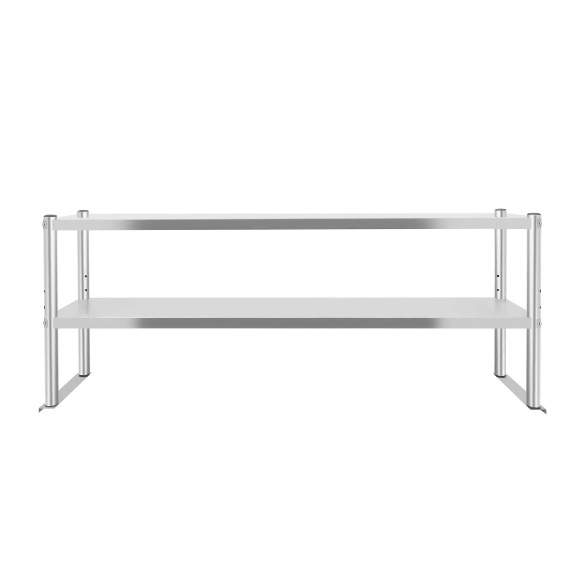 Stainless Steel Kitchen Prep Table with Overshelf L7139