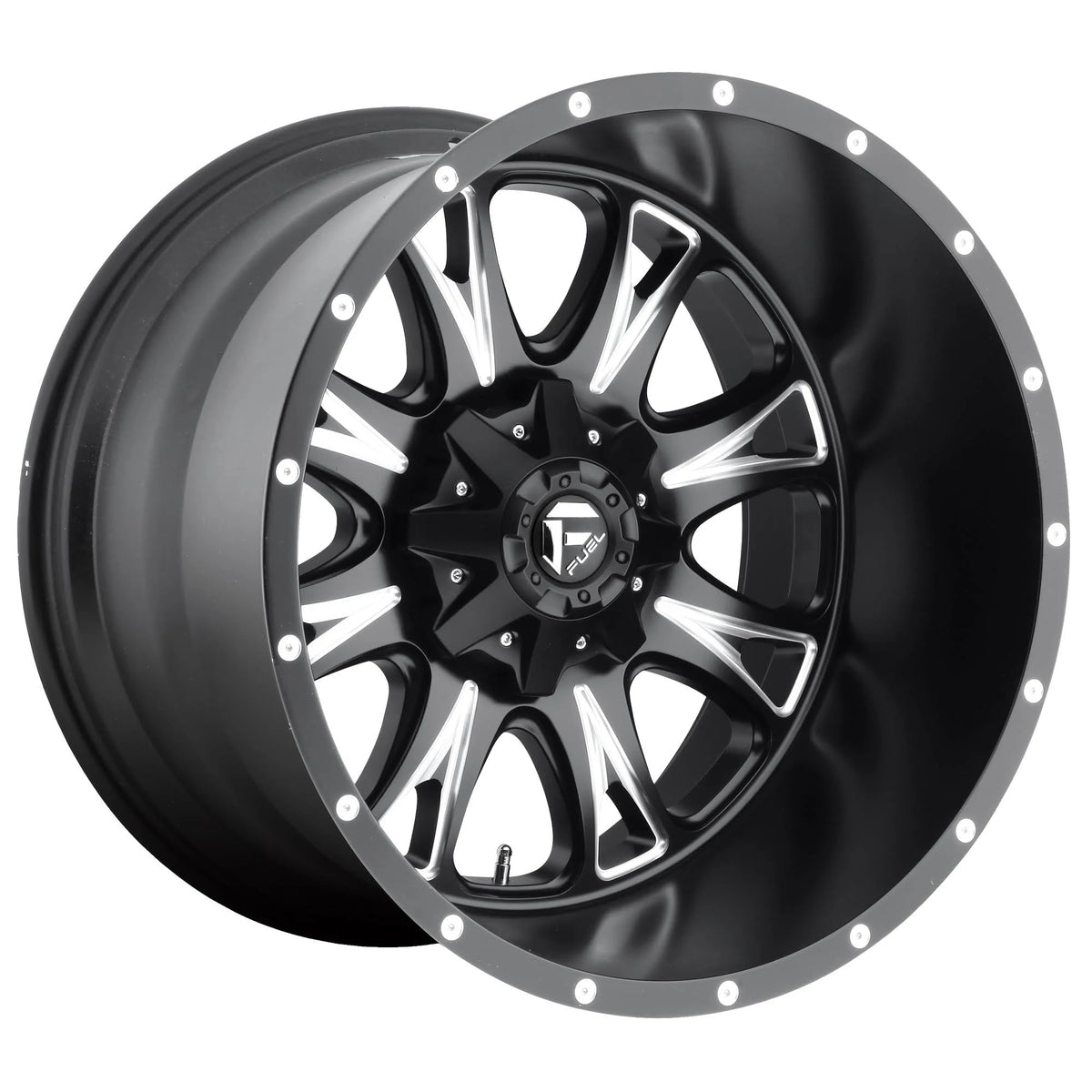 Matte Black Milled 8x200 -129mm Wheel G424