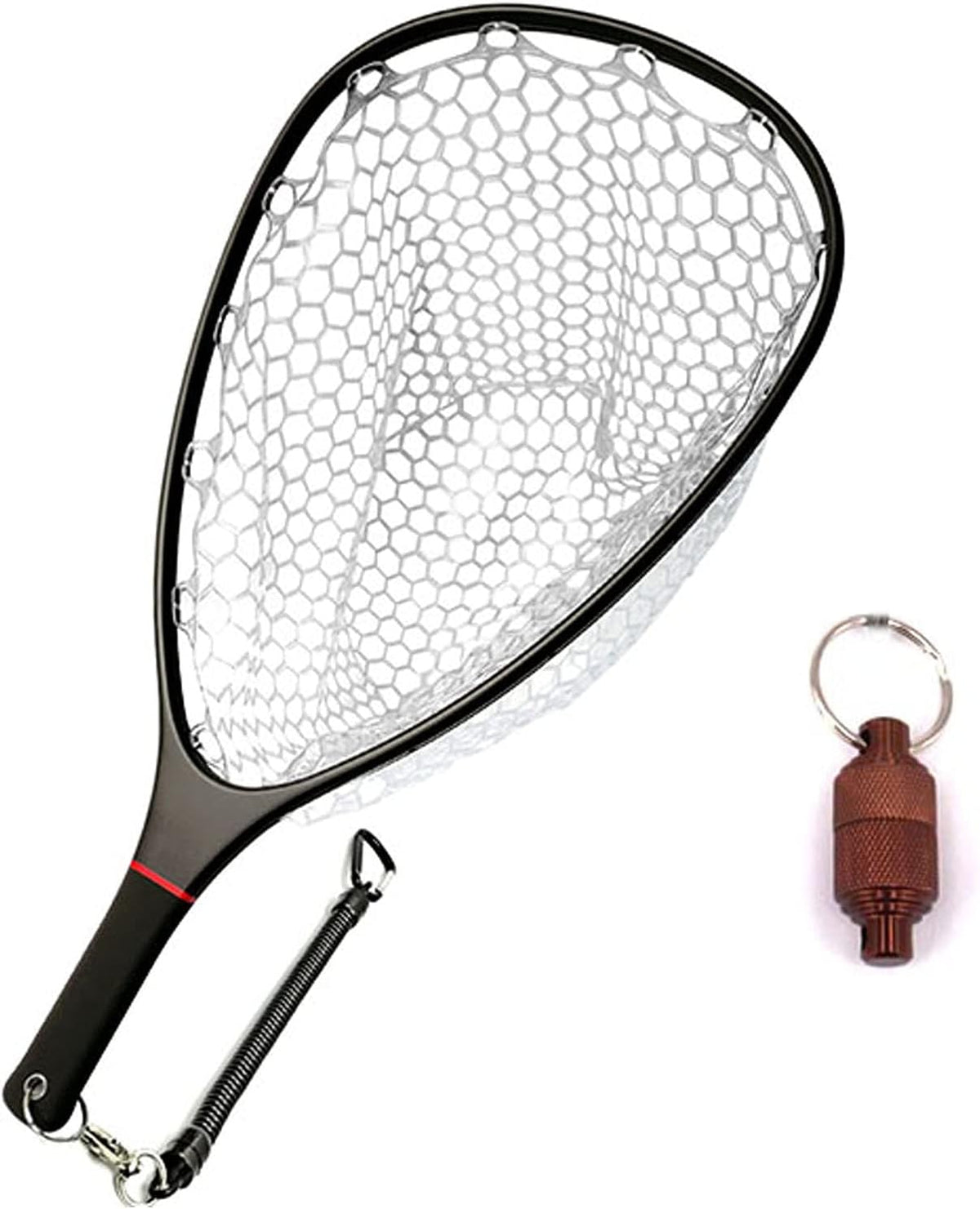Floating Fishing Net Carbon Fiber Landing Net Clear Rubber Ghost Net Pack of 2 D184431