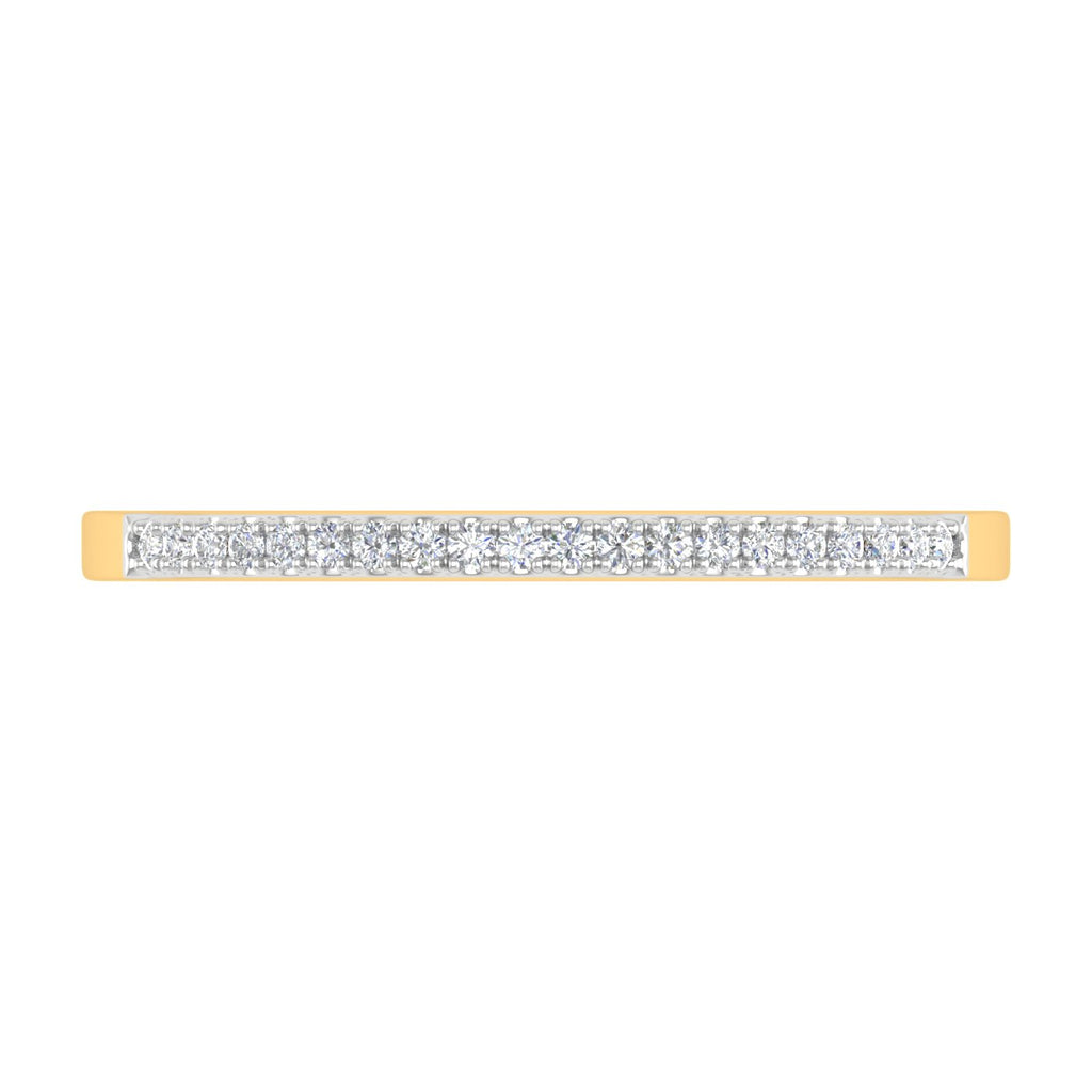 10K Yellow Gold Diamond Stackable Ring N38737