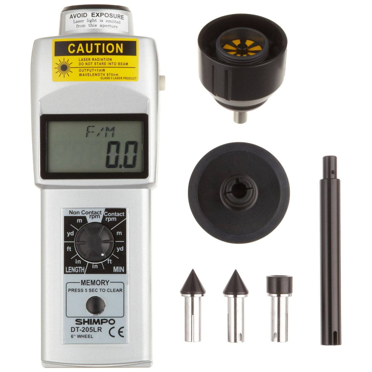6 Wheel Hand Held Laser Tachometer U70613