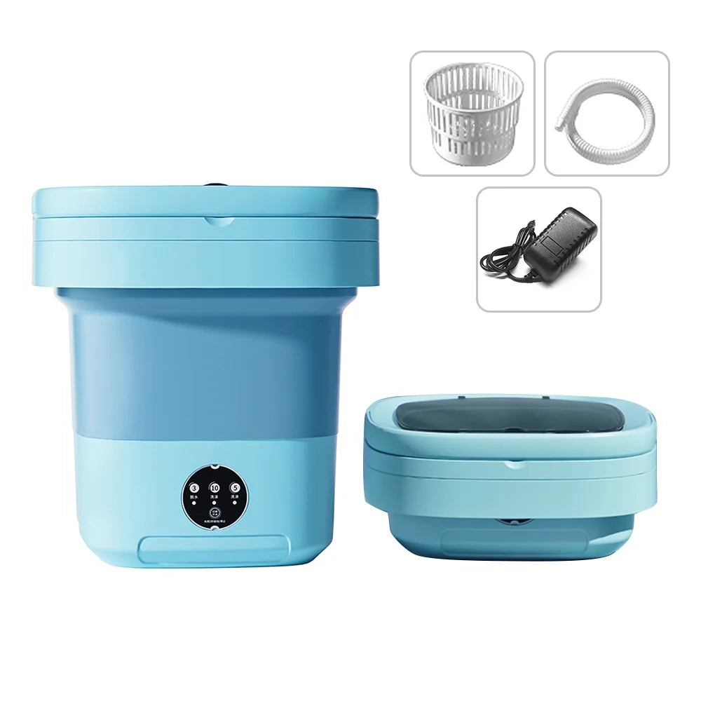 Portable Spin Dryer with Drain Basket and Drain Hose L26912