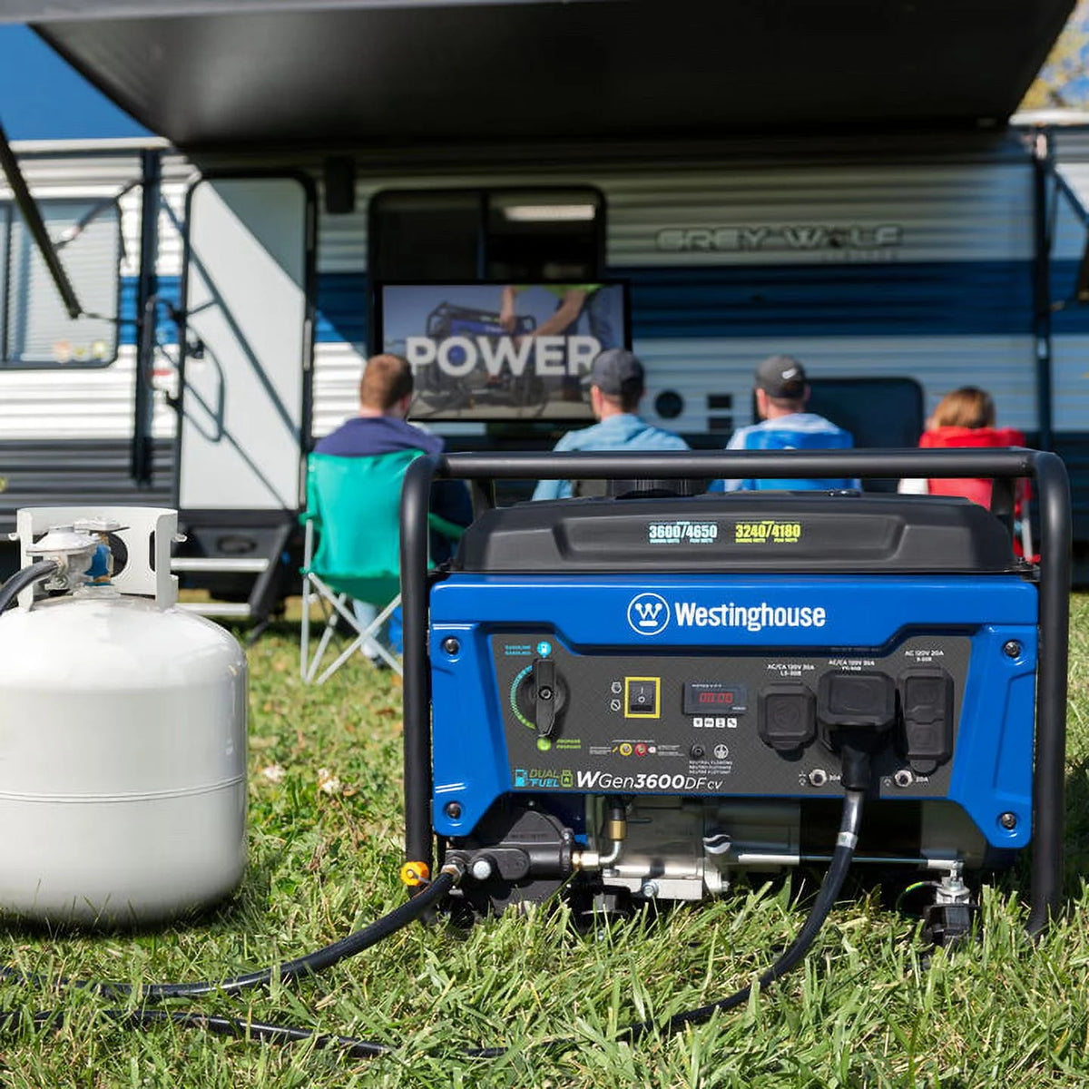 4650 Peak Watt Dual Fuel Portable Generator O568941