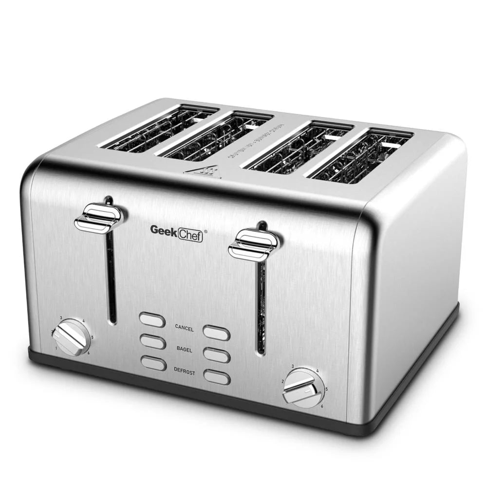4 Slice Stainless Steel Toaster D822631