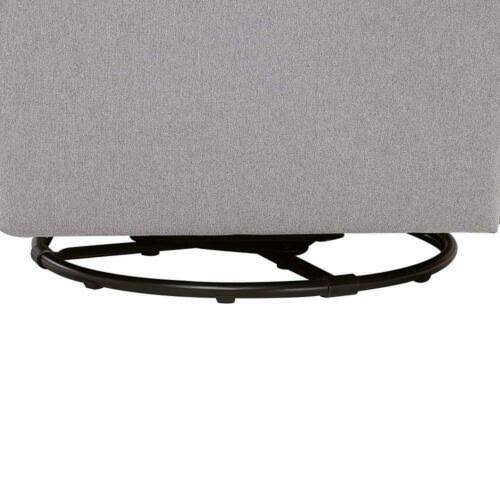 Grey Swivel Glider and Ottoman Z690867