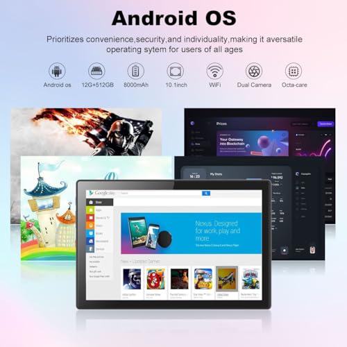 12GB+512GB 4G LTE Android 13 Tablet with SIM Card Slot P5810