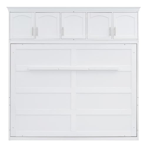 Full Size Murphy Cabinet Bed with Drawer M43136