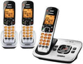 Cordless Phone with Caller ID 3-Handset System Silver Y396727